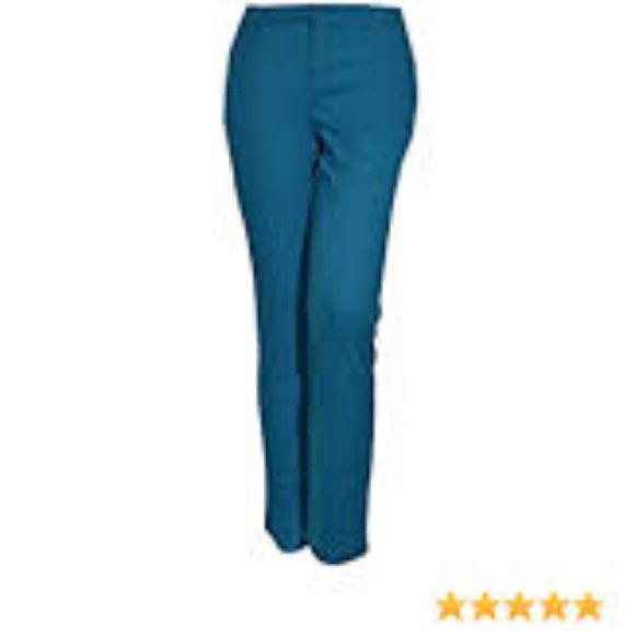 Gloria Vanderbilt Womens Sadie Modern Fit Slim Pants in Crystal Lake Short - Picture 1 of 2
